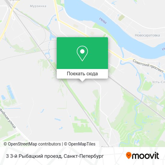 Карта 3 3-й Рыбацкий проезд