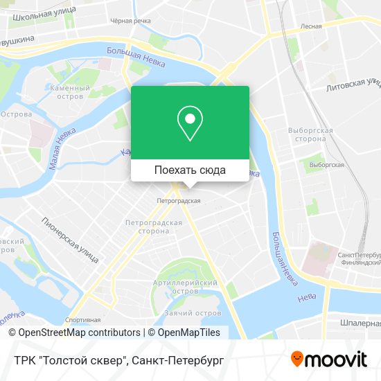 Карта ТРК "Толстой сквер"