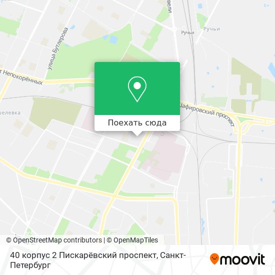 Карта 40 корпус 2 Пискарёвский проспект