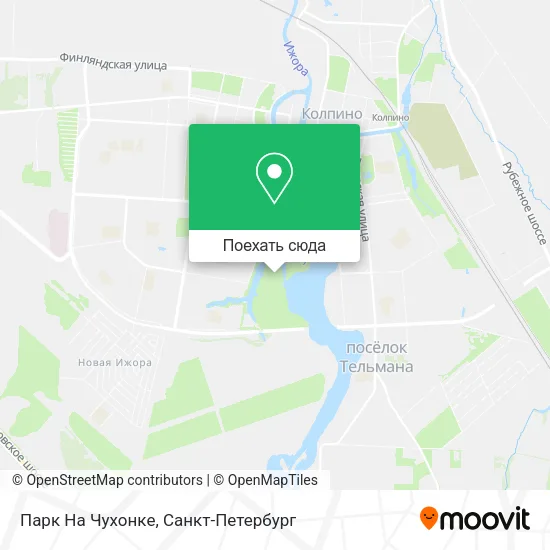 Карта Парк На Чухонке