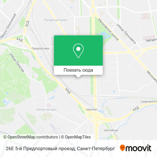 Карта 26Е 5-й Предпортовый проезд
