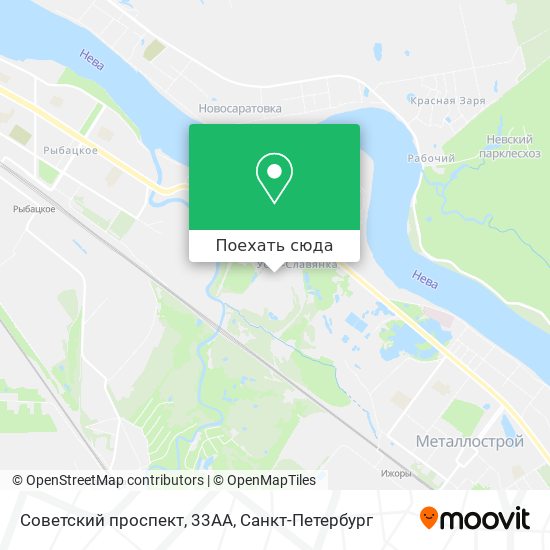Карта Советский проспект, 33АА