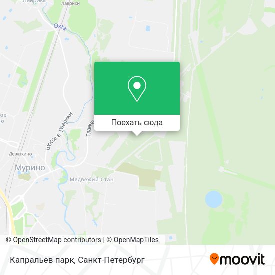 Карта Капральев парк