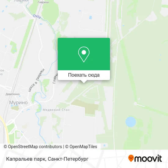 Карта Капральев парк
