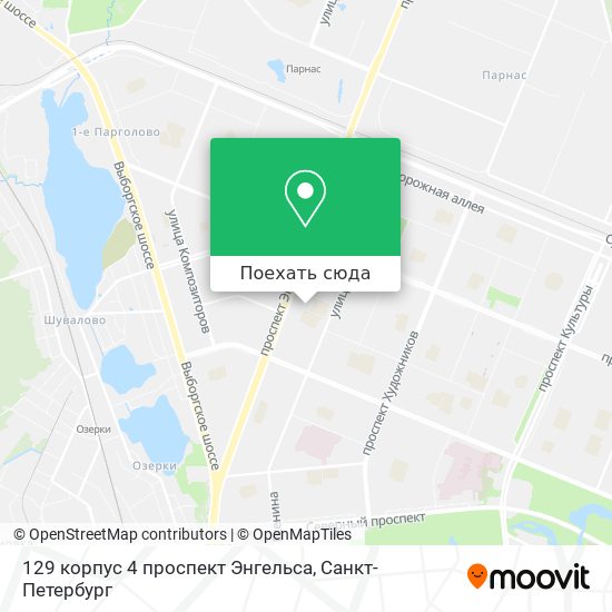 Карта 129 корпус 4 проспект Энгельса