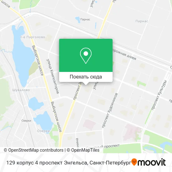 Карта 129 корпус 4 проспект Энгельса