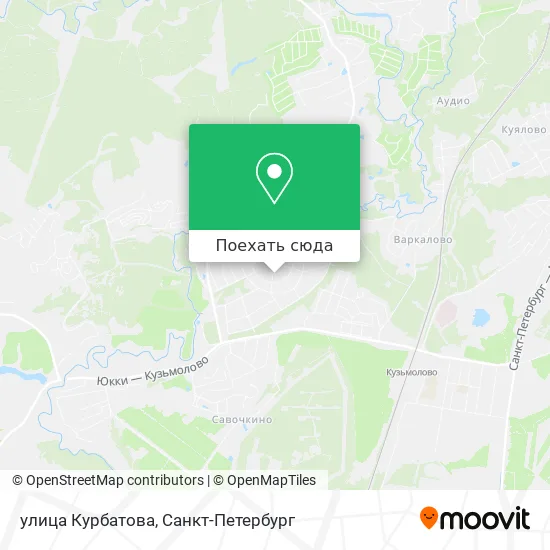 Карта улица Курбатова