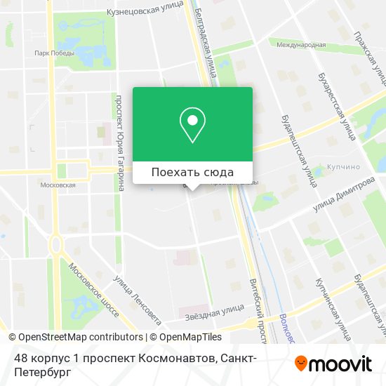 Карта 48 корпус 1 проспект Космонавтов