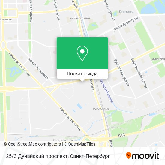 Карта 25/3 Дунайский проспект