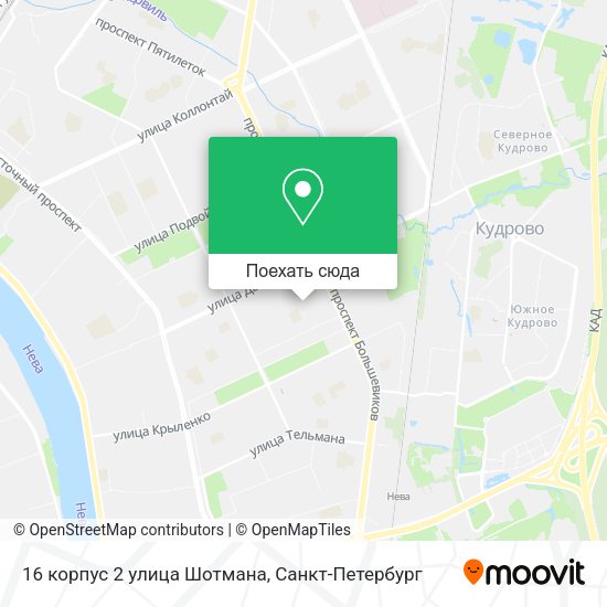 Карта 16 корпус 2 улица Шотмана