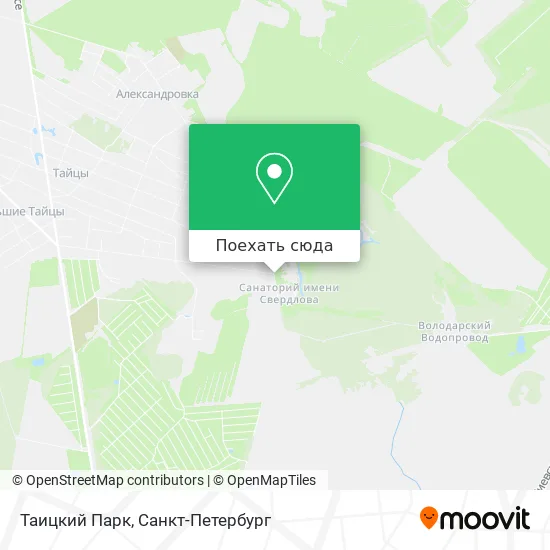 Карта Таицкий Парк