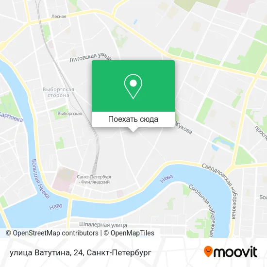 Карта улица Ватутина, 24