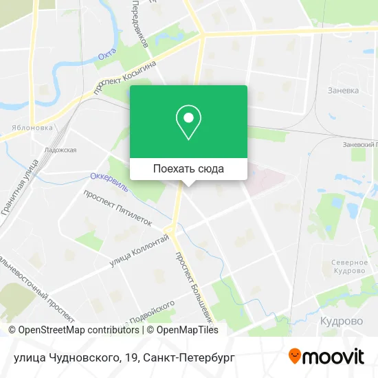 Карта улица Чудновского, 19