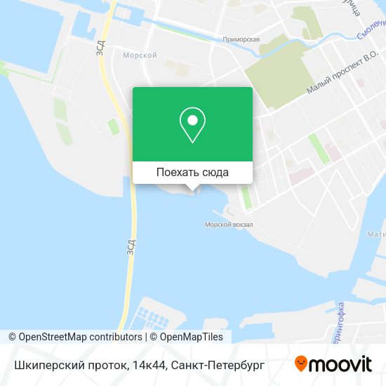 Карта Шкиперский проток, 14к44