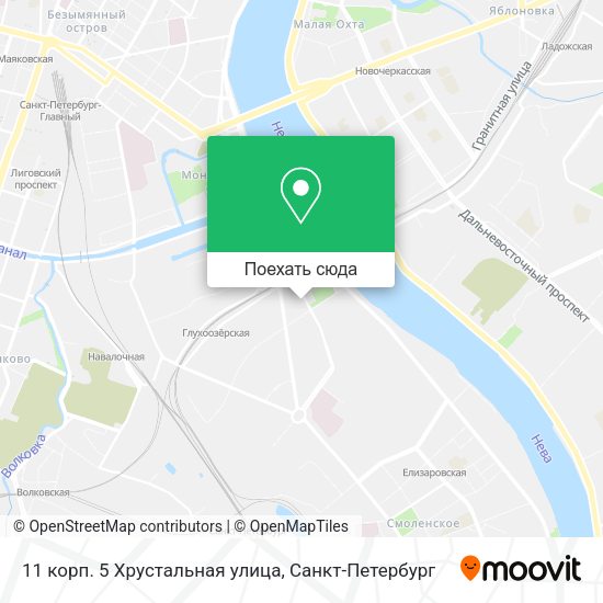 Карта 11 корп. 5 Хрустальная улица