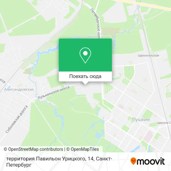 Карта территория Павильон Урицкого, 14