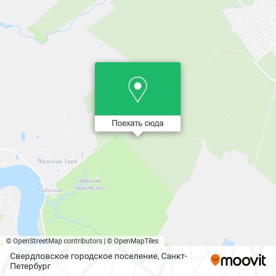 Карта Свердловское городское поселение