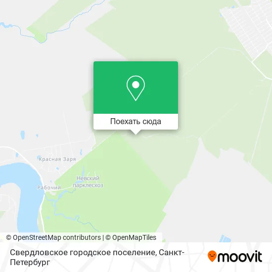 Карта Свердловское городское поселение