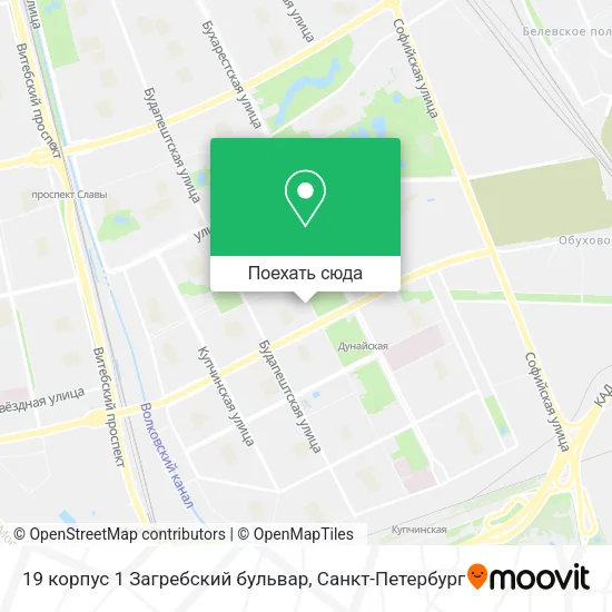 Карта 19 корпус 1 Загребский бульвар