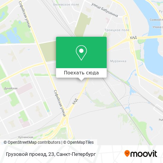 Карта Грузовой проезд, 23