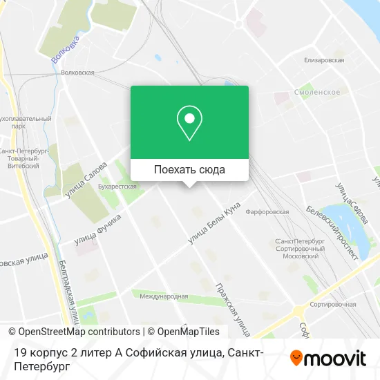 Карта 19 корпус 2 литер А Софийская улица