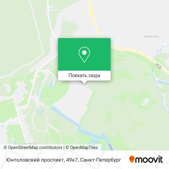 Карта Юнтоловский проспект, 49к7
