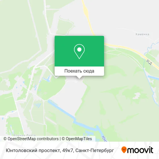 Карта Юнтоловский проспект, 49к7