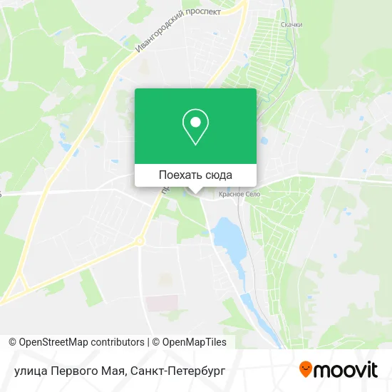 Карта улица Первого Мая