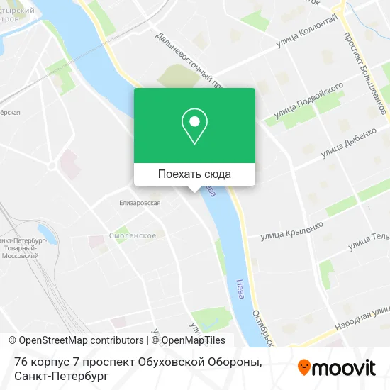 Карта 76 корпус 7 проспект Обуховской Обороны