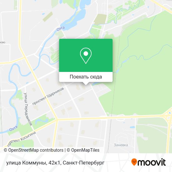 Карта улица Коммуны, 42к1