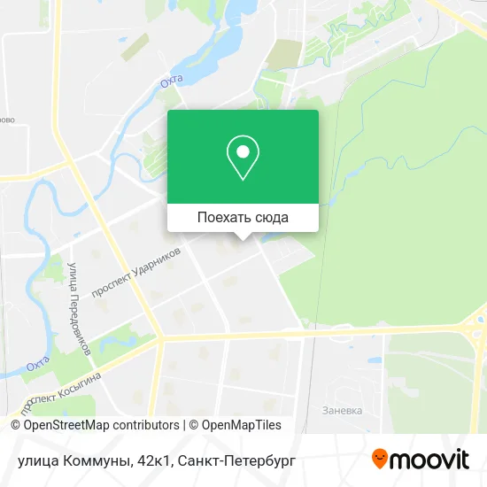 Карта улица Коммуны, 42к1