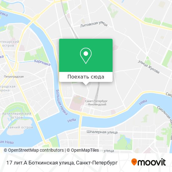 Карта 17 лит.А Боткинская улица