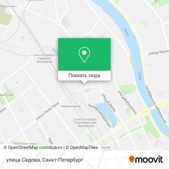 Карта улица Седова
