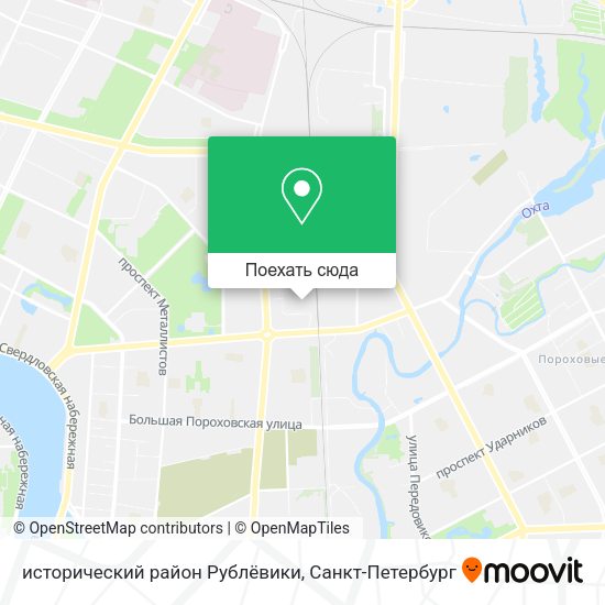 Карта исторический район Рублёвики