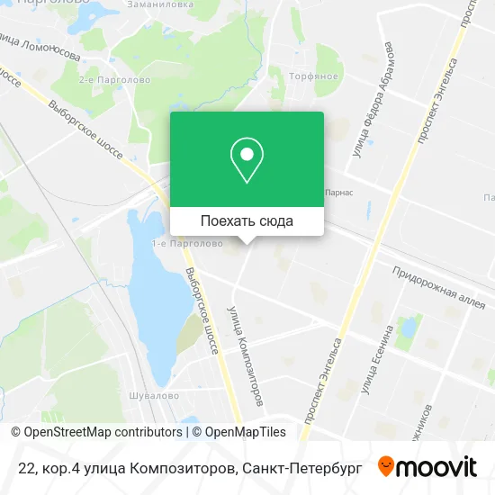 Карта 22, кор.4 улица Композиторов