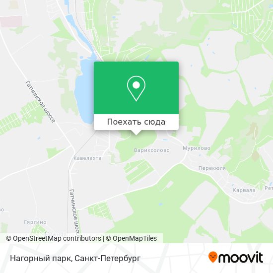 Карта Нагорный парк