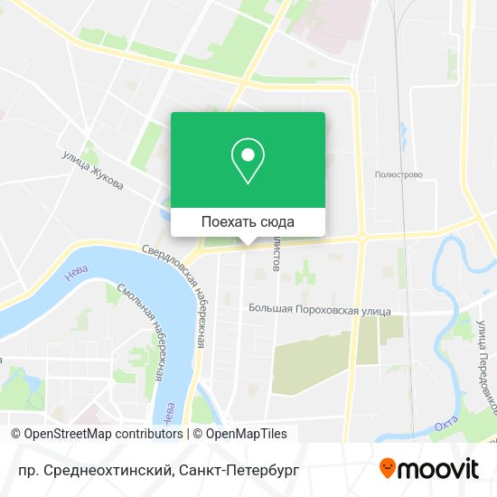 Карта пр. Среднеохтинский