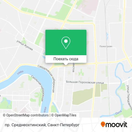 Карта пр. Среднеохтинский