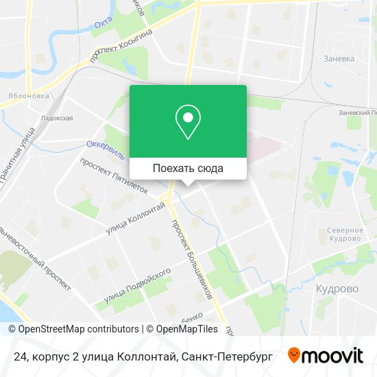 Карта 24, корпус 2 улица Коллонтай