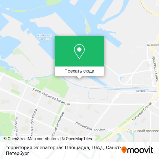 Карта территория Элеваторная Площадка, 10АД