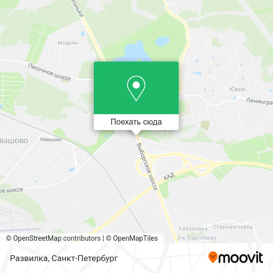 Карта Развилка