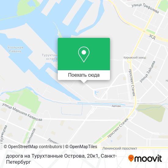 Карта дорога на Турухтанные Острова, 20к1