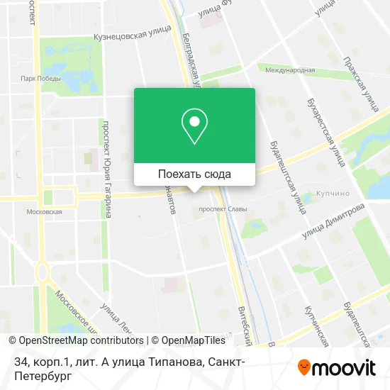 Карта 34, корп.1, лит. А улица Типанова