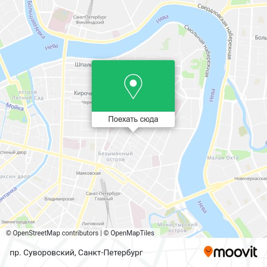 Карта пр. Суворовский