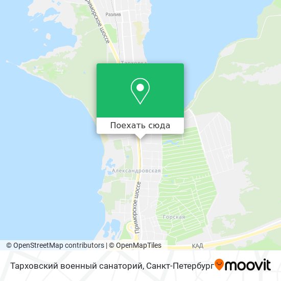 Карта Тарховский военный санаторий