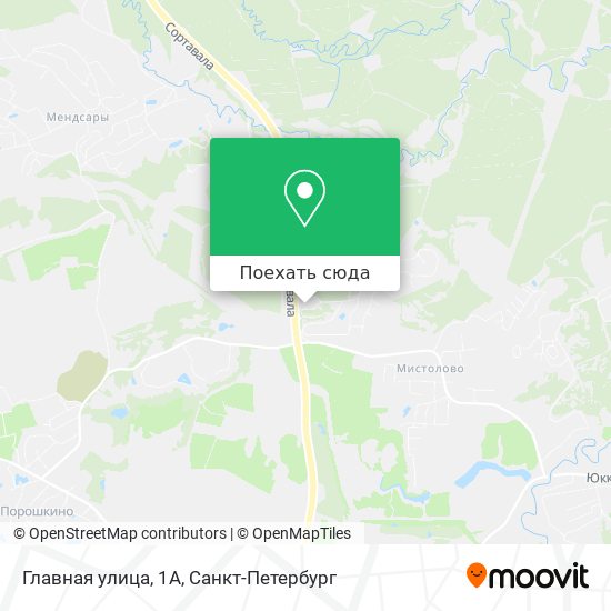 Карта Главная улица, 1А