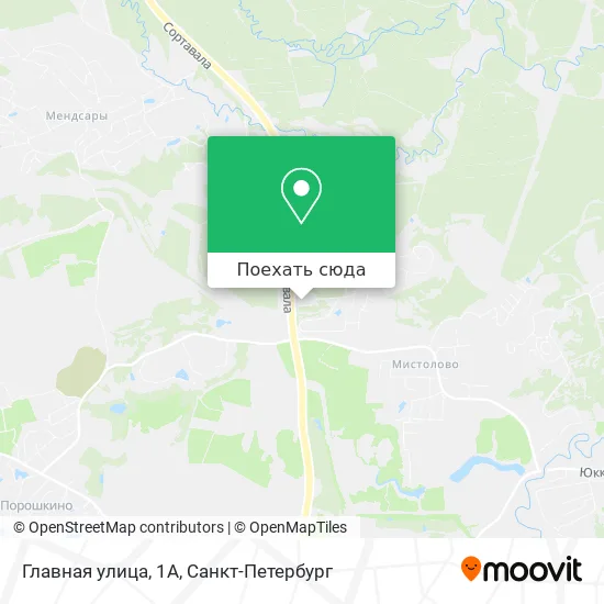 Карта Главная улица, 1А