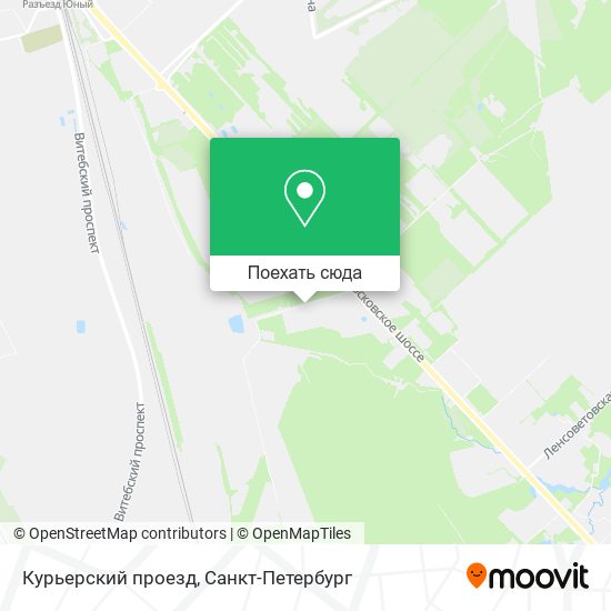 Карта Курьерский проезд