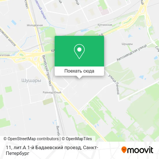 Карта 11, лит.А 1-й Бадаевский проезд