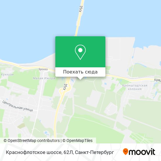 Карта Краснофлотское шоссе, 62Л